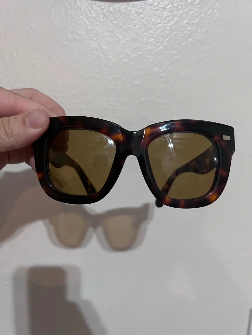 Acne Studios “library” Oversized Tortoiseshell Sunglasses